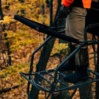 2026 Jumbo Jack Ladder Stand – Adjustable Shooting Rail, Large Platform, Mesh Seat