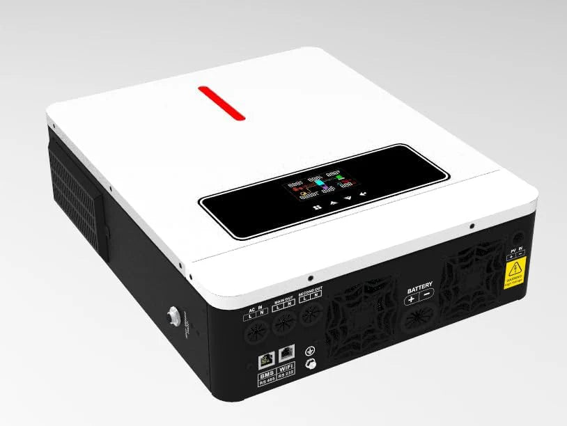 2026 3600W Hybrid Pure Sine Wave Power Inverter with 120A Mppt Solar Charger .Dc 24V to AC 110V 60HZ Solar Converter for Home,car &Cabin