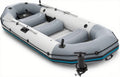 2026 Inflatable Boat Set: Includes Deluxe 54IN Boat Oars and High-output Pump Wear-resistant Keel Removable Fishing Rod Holders 4-PERSON 1100LB…