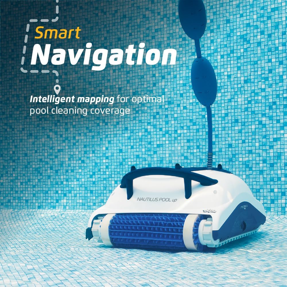 2026 Wi-fi Automatic Robotic Pool Vacuum Cleaner, Always Cleaning, Never Charging, with Wall Climbing Scrubber Brush, Ideal for In-ground Pools…