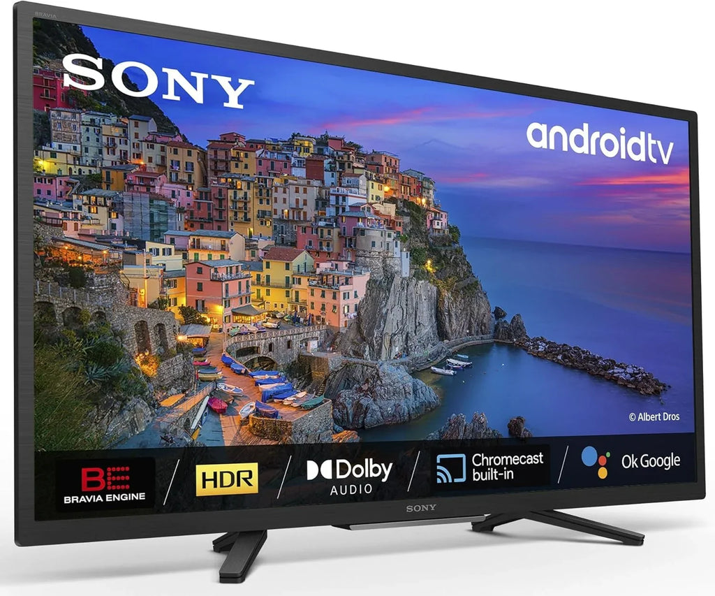 2026 BRAVIA KD32W804 – Smart TV 32 Pulgadas HD Ready (Alto Rango Dinámico HDR, Android TV) Negro, Modelo 2022