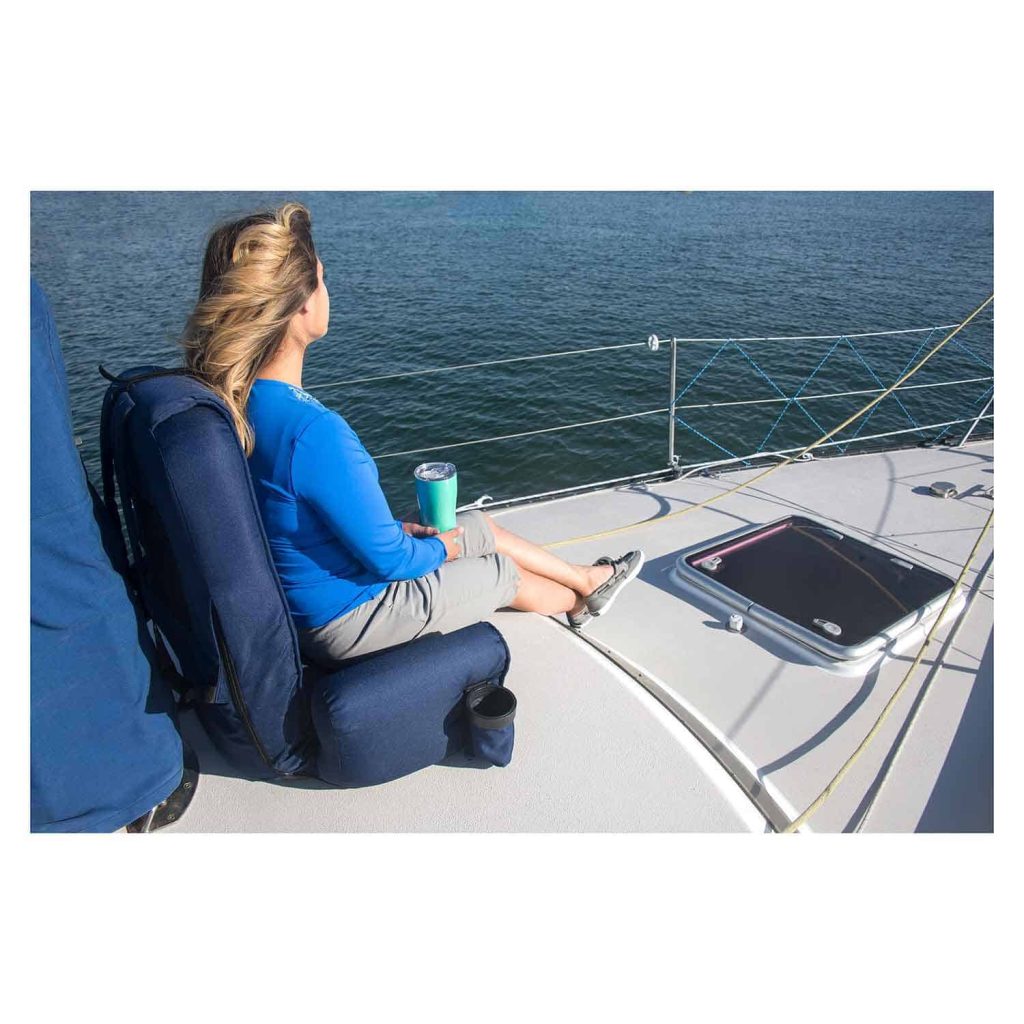 2026 High-Back Portable Seat with Armrests& Pockets, UV-Resistant, Water-Repellent Fabric