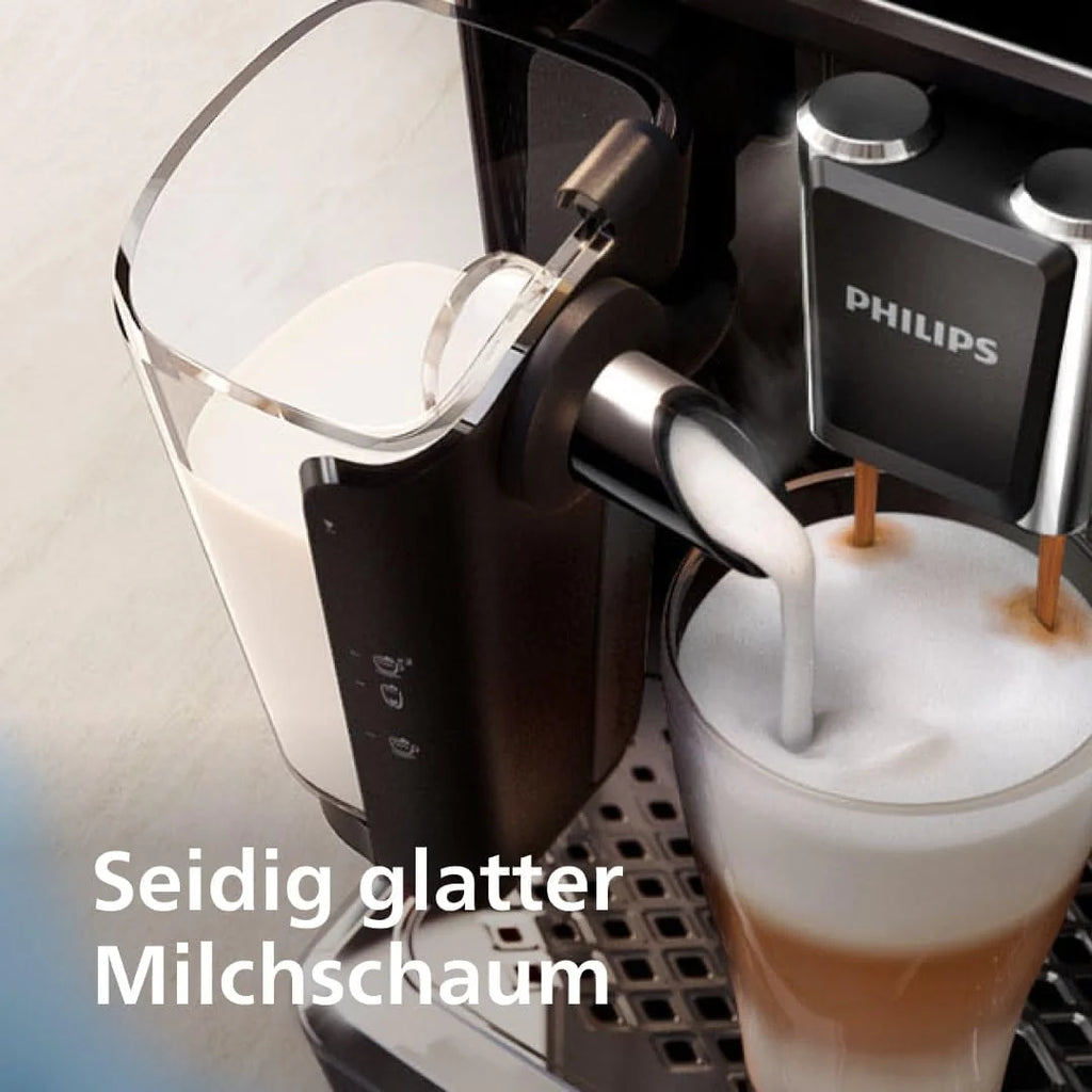 Cafetera automática Philips Serie 5400 (modelo 2026): disfrute de 12 bebidas, limpieza rápida LatteGo, pantalla TFT intuitiva, ajustes de café personalizables y un diseño de cocina de primera calidad (EP5441/50).