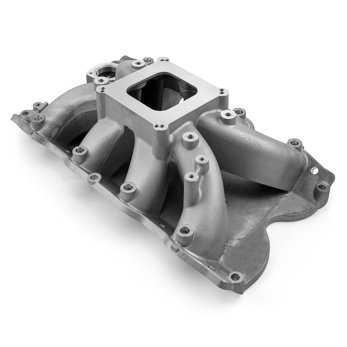 2026 Speedmaster 1-147-100 Compatible with Ford 429 460 4150 Cobra Jet Ports HiRise Aluminum Intake Manifold [Satin]