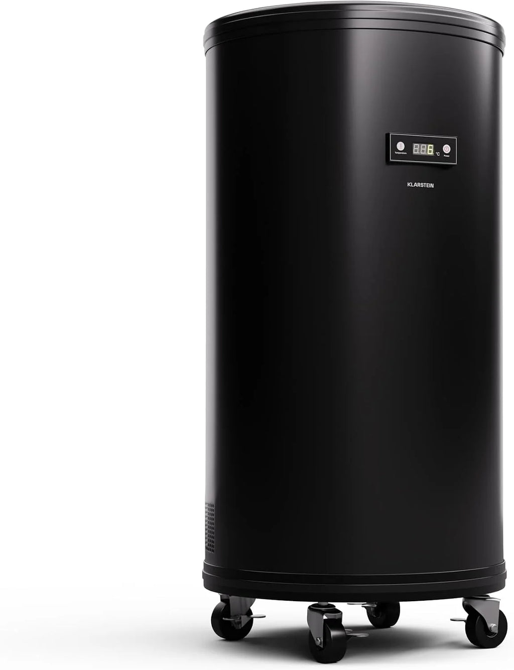 Refrigerador Klarstein Beersafe L 2026 con pantalla LED, refrigerador de acero inoxidable para habitaciones, refrigerador de bebidas para interiores/exteriores, refrigerador de vinos para bebidas, refrigerador de 75 L con vista de 360°, 0 – 16 °C
