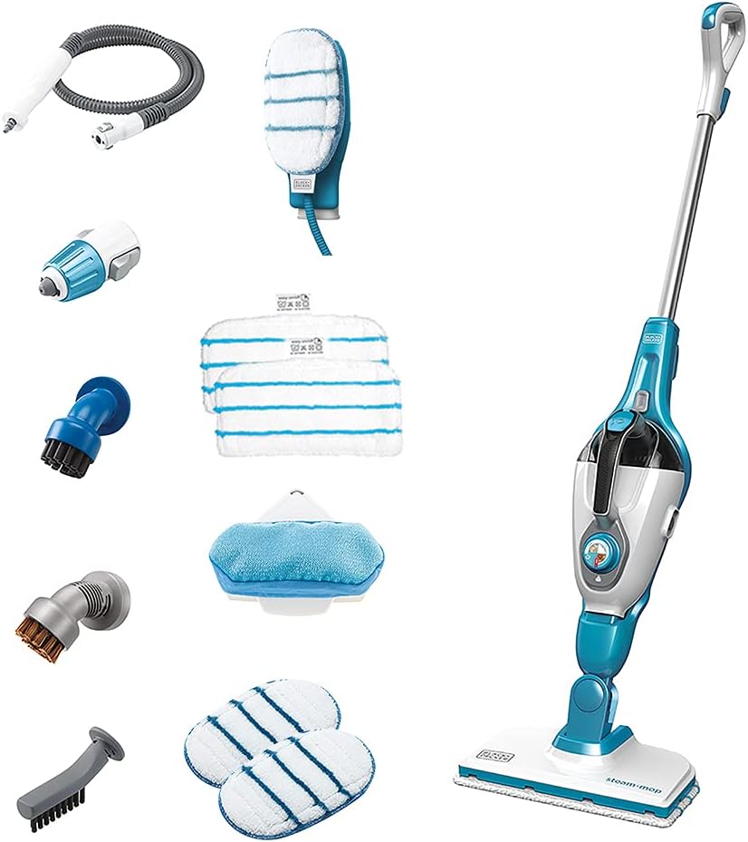 2026 7-in-1 steam mop with steam gloves and handheld steam device