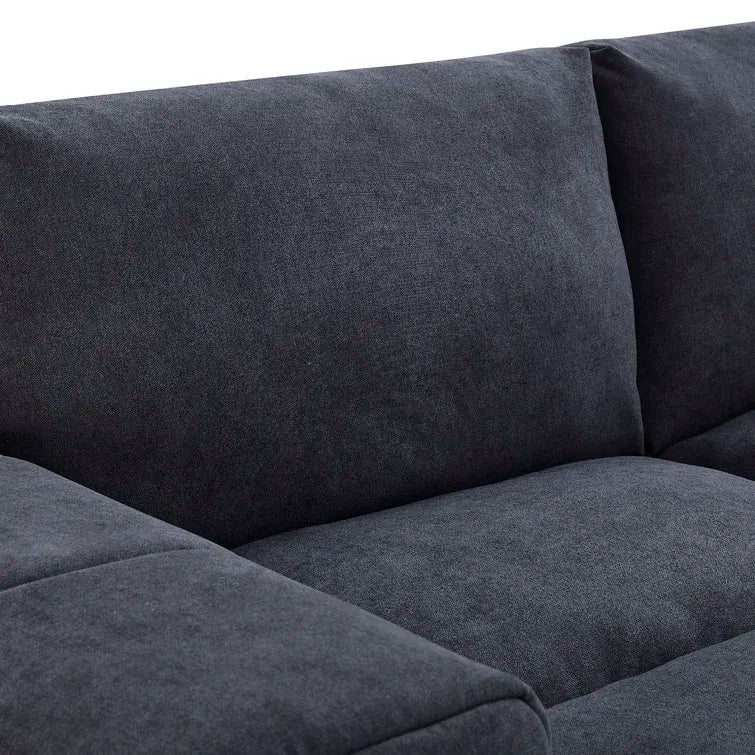 2026 134" Wide Reversible Modular Sectional with Ottoman