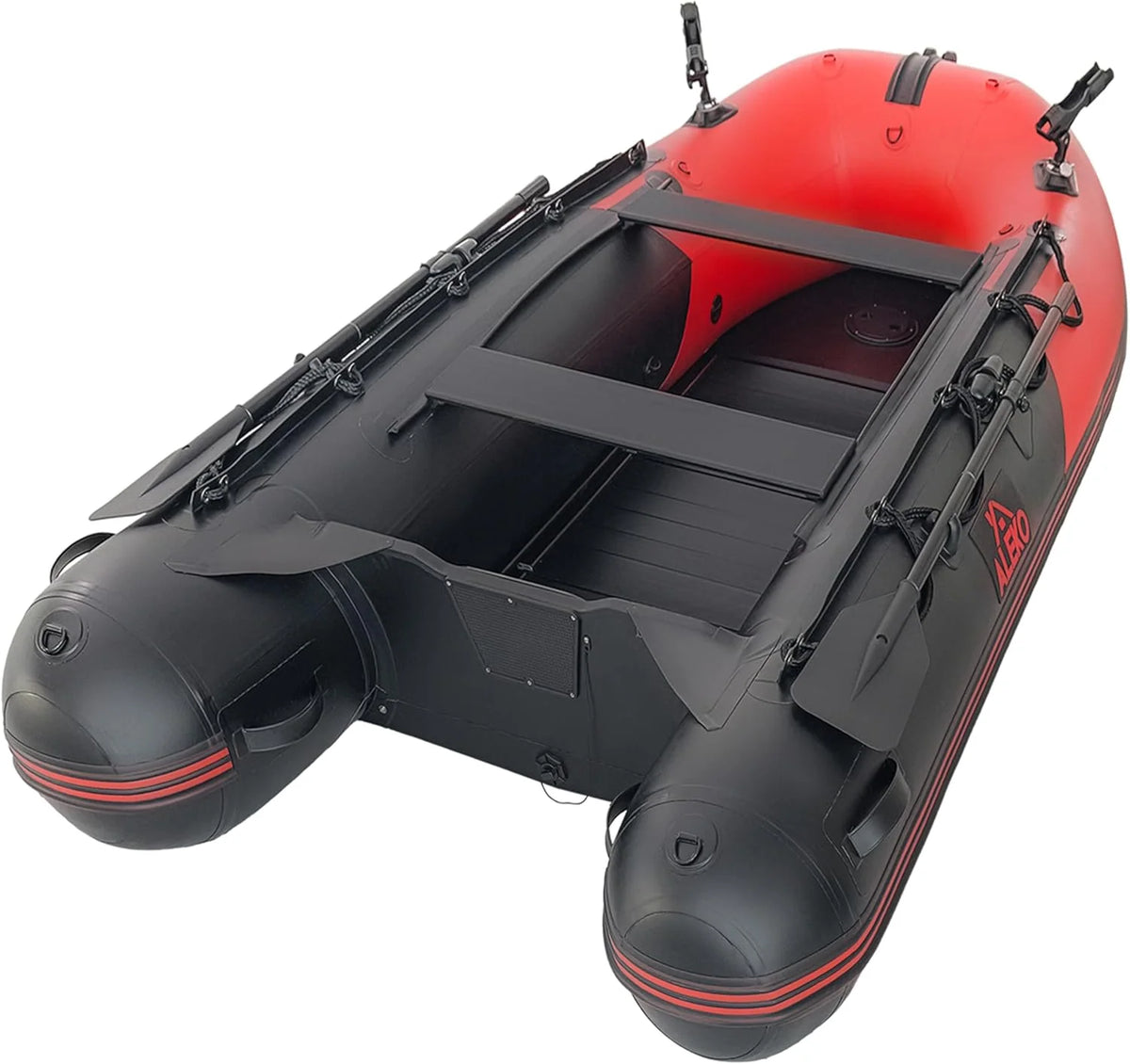 2026 Inflatable Boat | Yacht Dinghy Tender Raft | Multi Person Fishing Boat | Aluminum Floor Oars | Fishing Rod Holders | Heavy-duty Pvc | 2024…