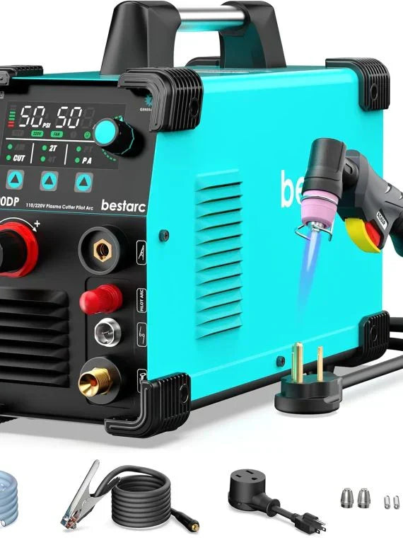 2026 BTC500DP 7th Gen 50A Plasma Cutter, Dual Voltage 110/220V, Digital Display