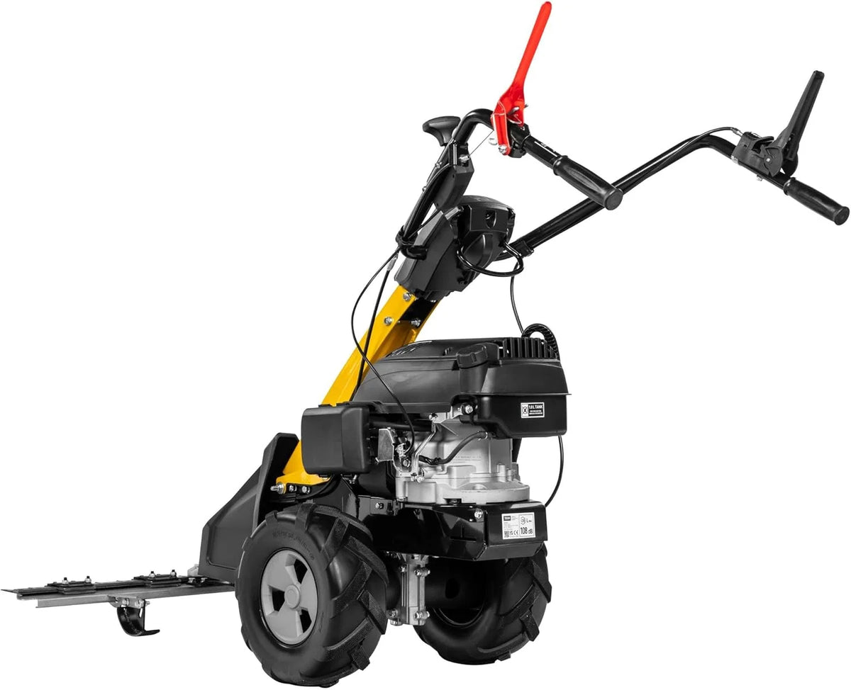 Cortacésped de barra de cuchillas a gasolina TEXAS Professional CB8750 2026, 196 cc, para praderas, césped alto y con autopropulsión | 5,7 CV | 4200 vatios | Ancho de corte: 870 mm | Motor de 4 tiempos | Apto para uso comercial