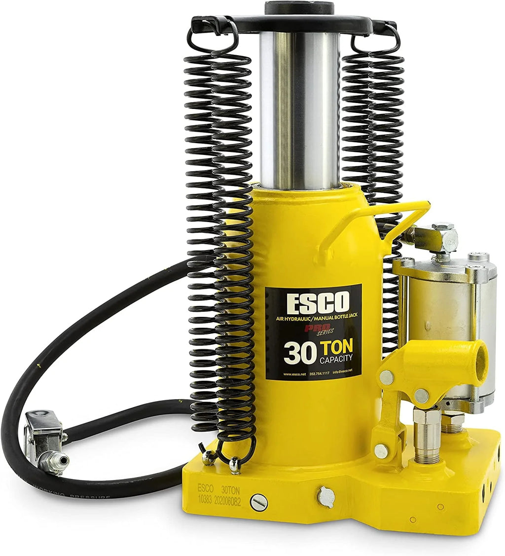 2026 30 Ton Pro Series Air Hydraulic Bottle Jack - Heavy Duty Lifting for Automotive and Industrial Use