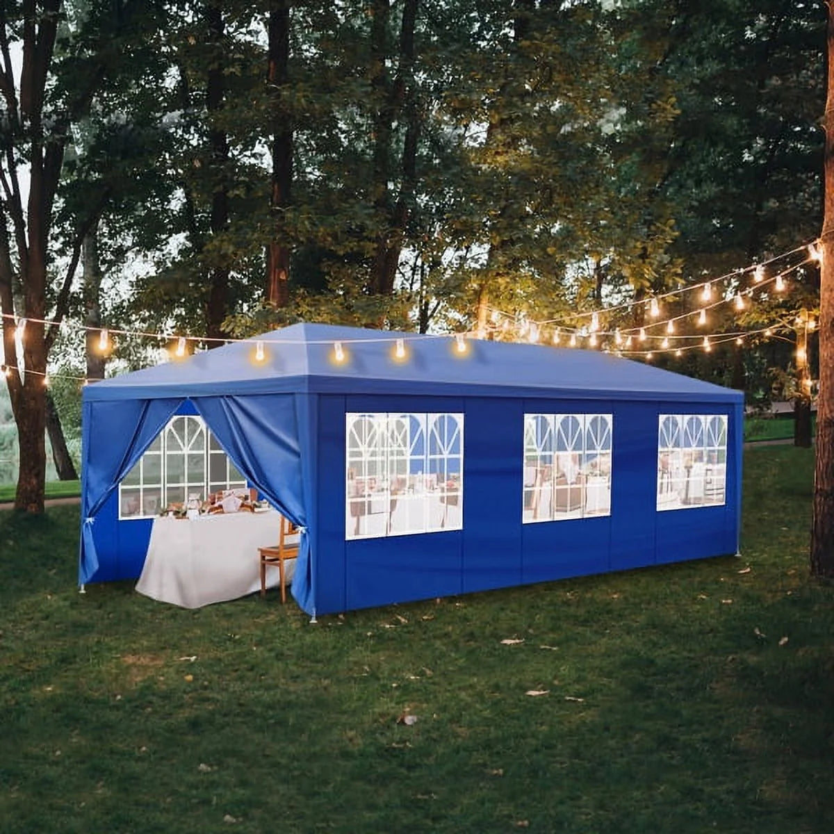 2026 Sythers 10'x10' Pop Up Canopy Tent with 4 Removable Sidewalls, Portable Gazebo, UV Resistant Waterproof, Enclosed Canopy Tent for Outdoor Events, Patio, Backyard, Party, BBQ, Camping, Black