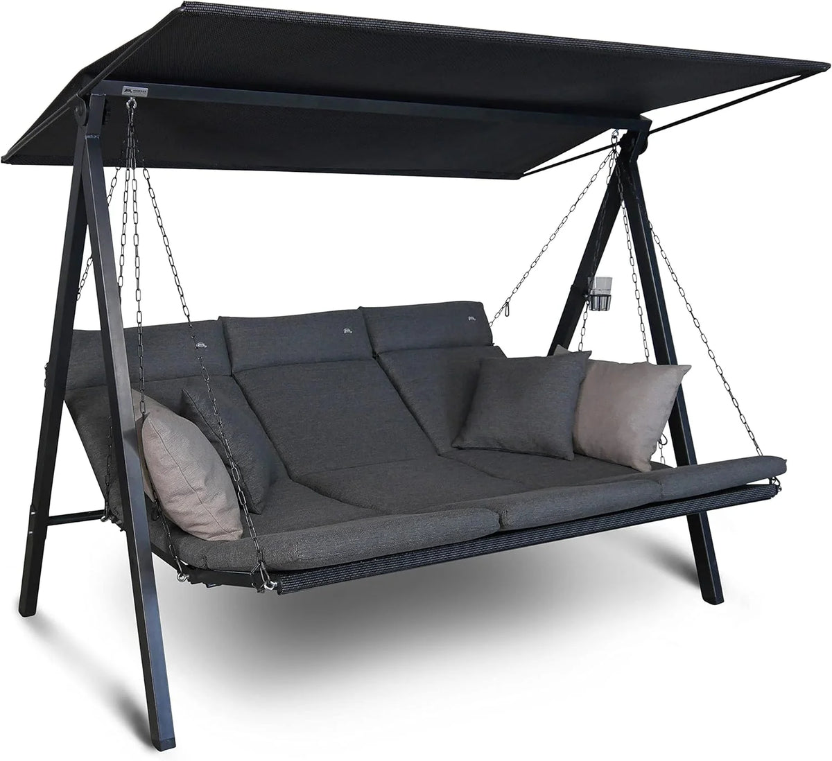 2026 Angerer Hollywood Swing Lounge Smart Ashgrey