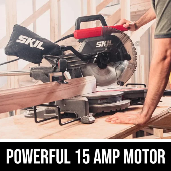 2026 10-in 15-Amp Dual Bevel Sliding Compound Corded Miter Saw