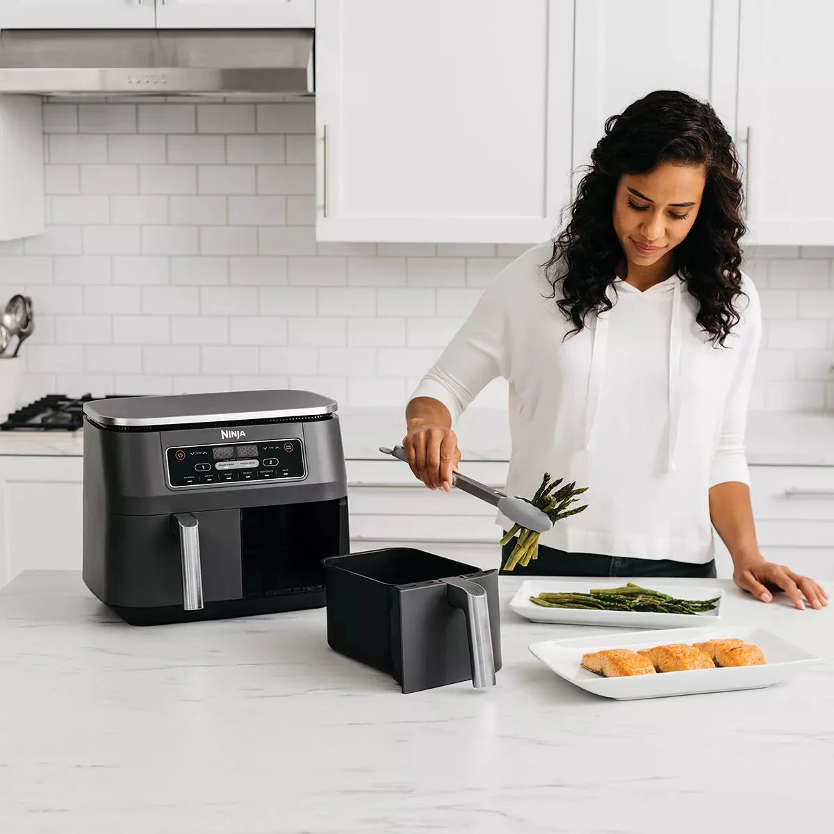 2026 Ninja Foodi 8 qt. Original Dualzone, 2-Basket Air Fryer with 6 Functions