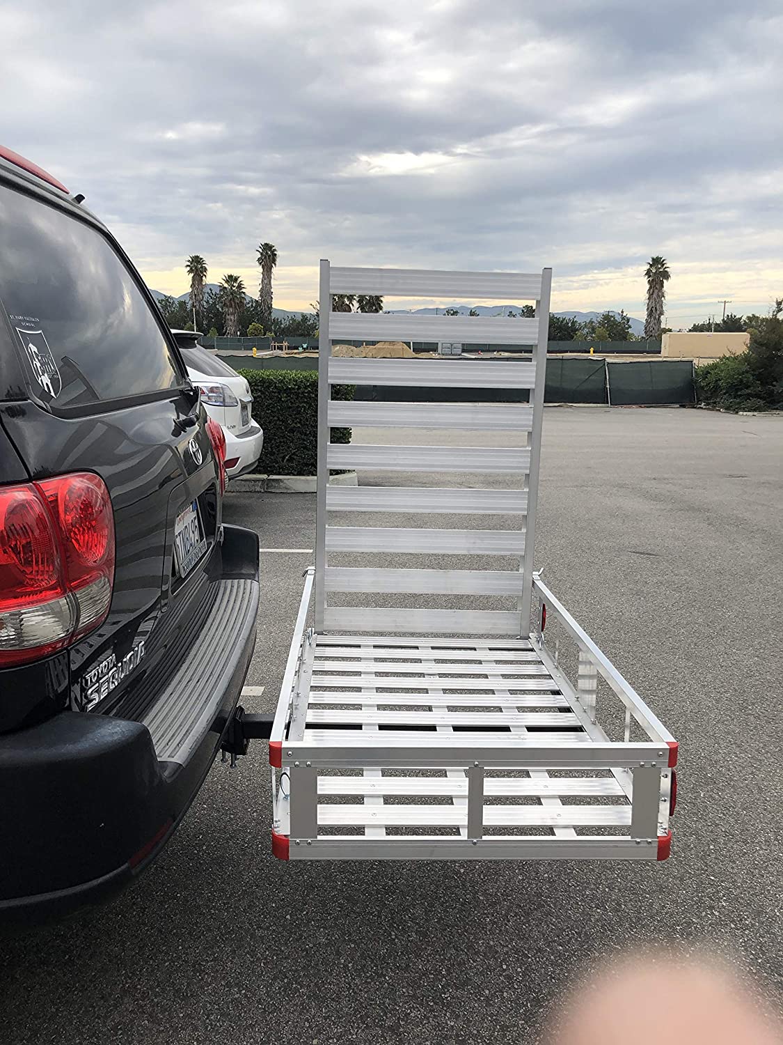 2026 80779 Aluminum Hitch Mount Cargo Carrier with 47′′ Long Ramp, 1 Pack