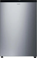 2026 Candy CNOQ2S58EX, Frigorífico Mini con Congelador, Ancho x Alto 54,5 x 85cm, 129L, 2 Estantes, 3 Balconeras, 1 Cajón, Control Mecánico de la temperatura, Iluminación LED, Altura Ajustable, 37DB, Inox