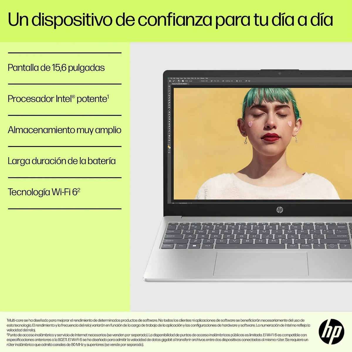 2026 HP 15 – fd0377ns – Ordenador portátil de 15.6" FHD (Intel Core i5 – 1334U, 16GB RAM, 1TB SSD, Intel Iris Xe Graphics, Windows 11) Plata y Azul – Teclado QWERTY Español