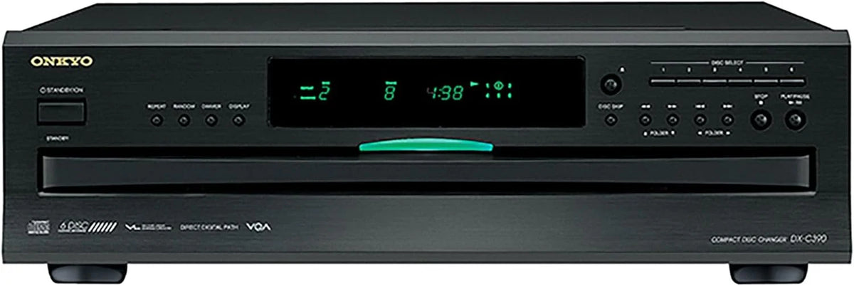 2026 Onkyo DXC390 6 Disc CD Changer,Black