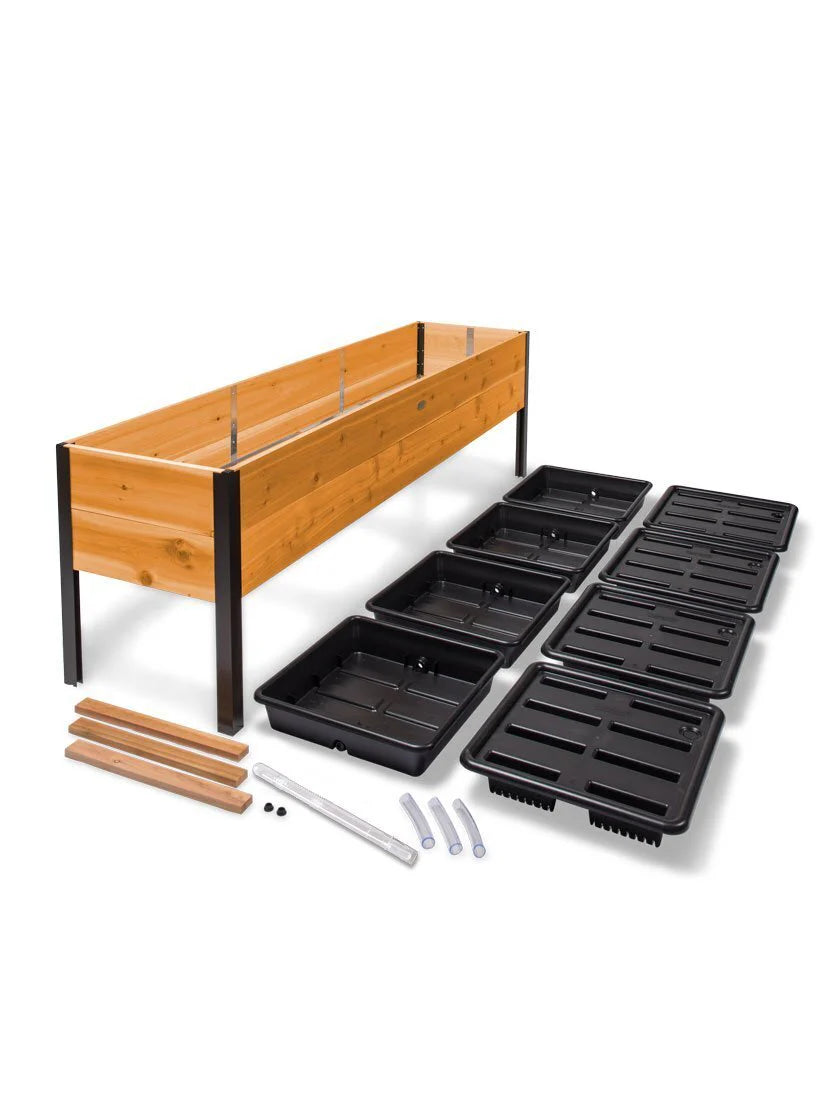 2026 Watering Eco-Stained Elevated Planter Box