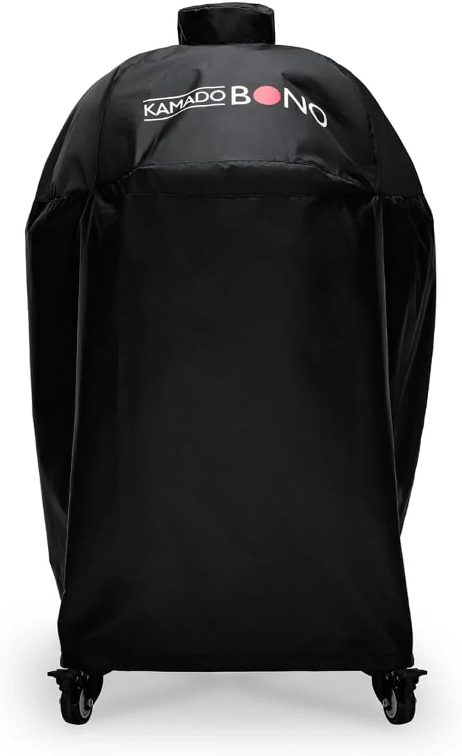 2026 Kamado BONO BBQ – Barbacoa Grande XXL con 10 accesorios – Ø 59 cm Kamado Barbacoa con Accesorios – Parrilla ahumador rojo en la terraza, balcón o jardín