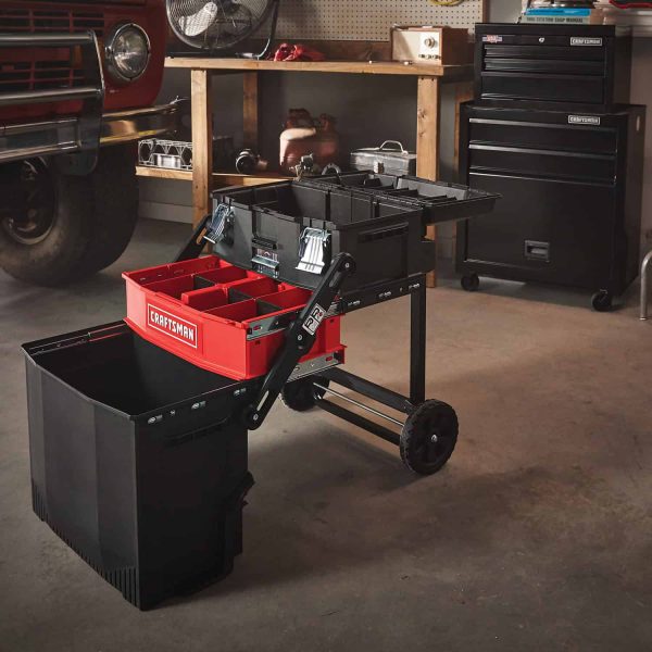 2026 22" Rolling Tool Box – 1-Drawer Lockable Metal Chest with Wheels