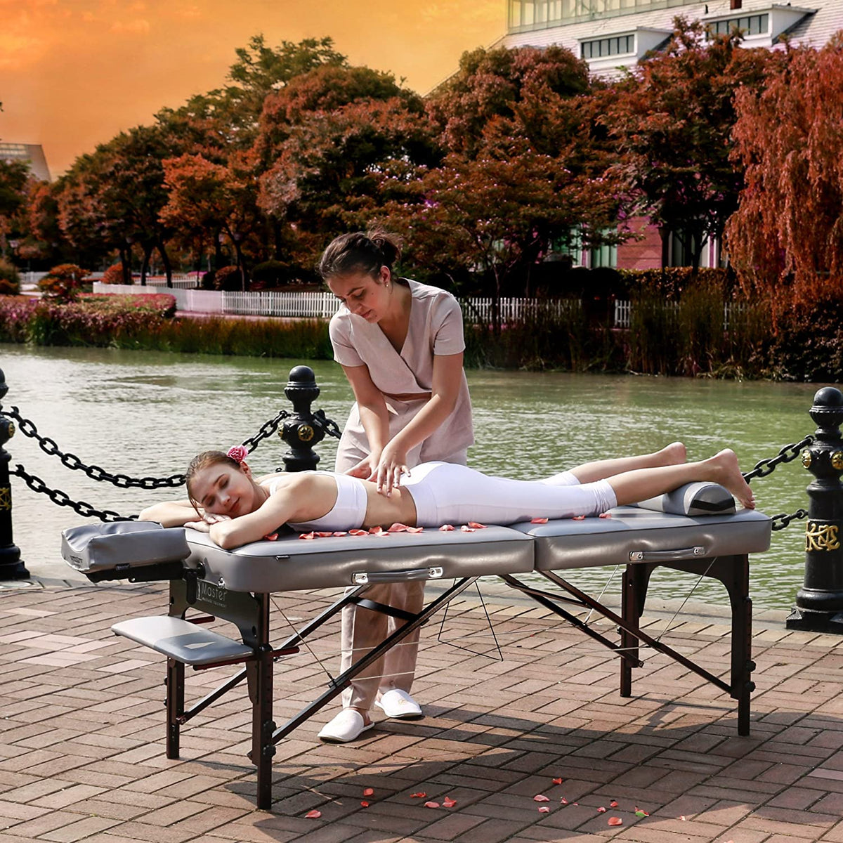 2026 30′′ Massage Table Package with 3′′ Memory Foam,dove Grey