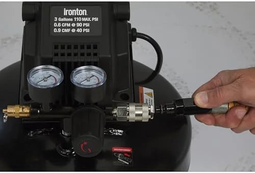 2026 Oil-Free Pancake Air Compressor, 0.3 HP, 3 Gallons, 110 PSI