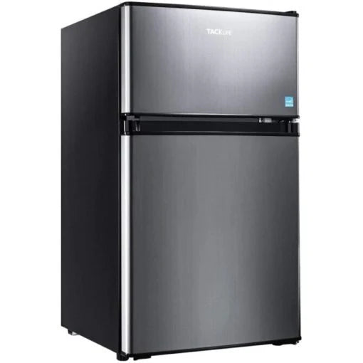 2026 Mini Fridge with Freezer, 3.1 Cu.ft Small Refrigerator, Compact Refrigerator with LED Light