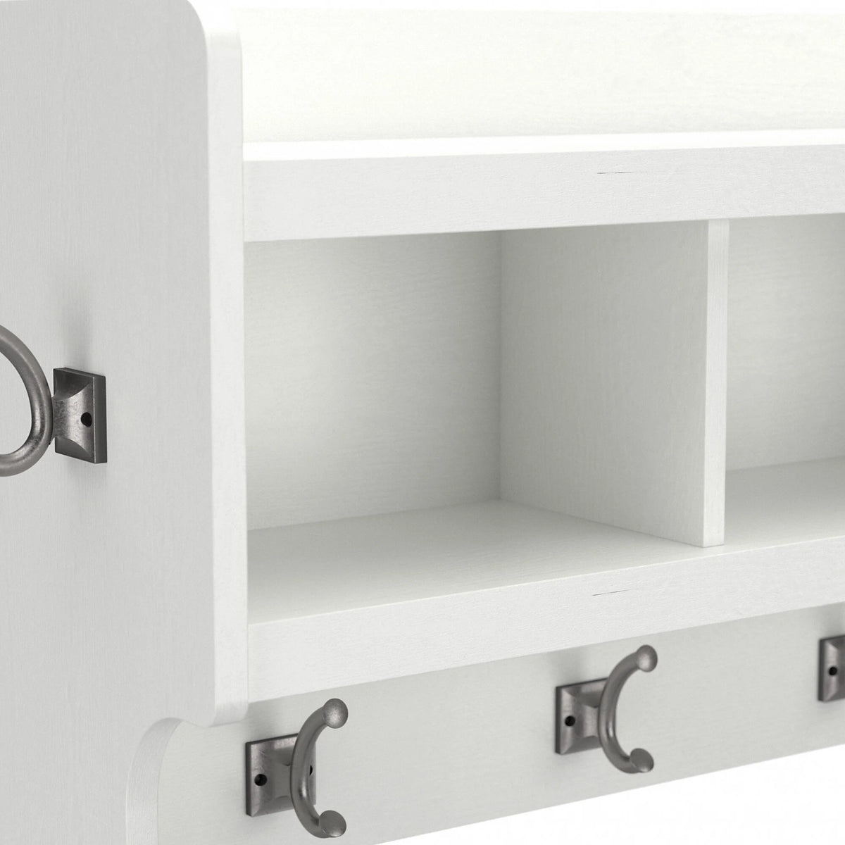 2026 40 Inch Wall Mounted Coat Rack with Shelf, Wooden Entryway Storage and Hanging Organizer