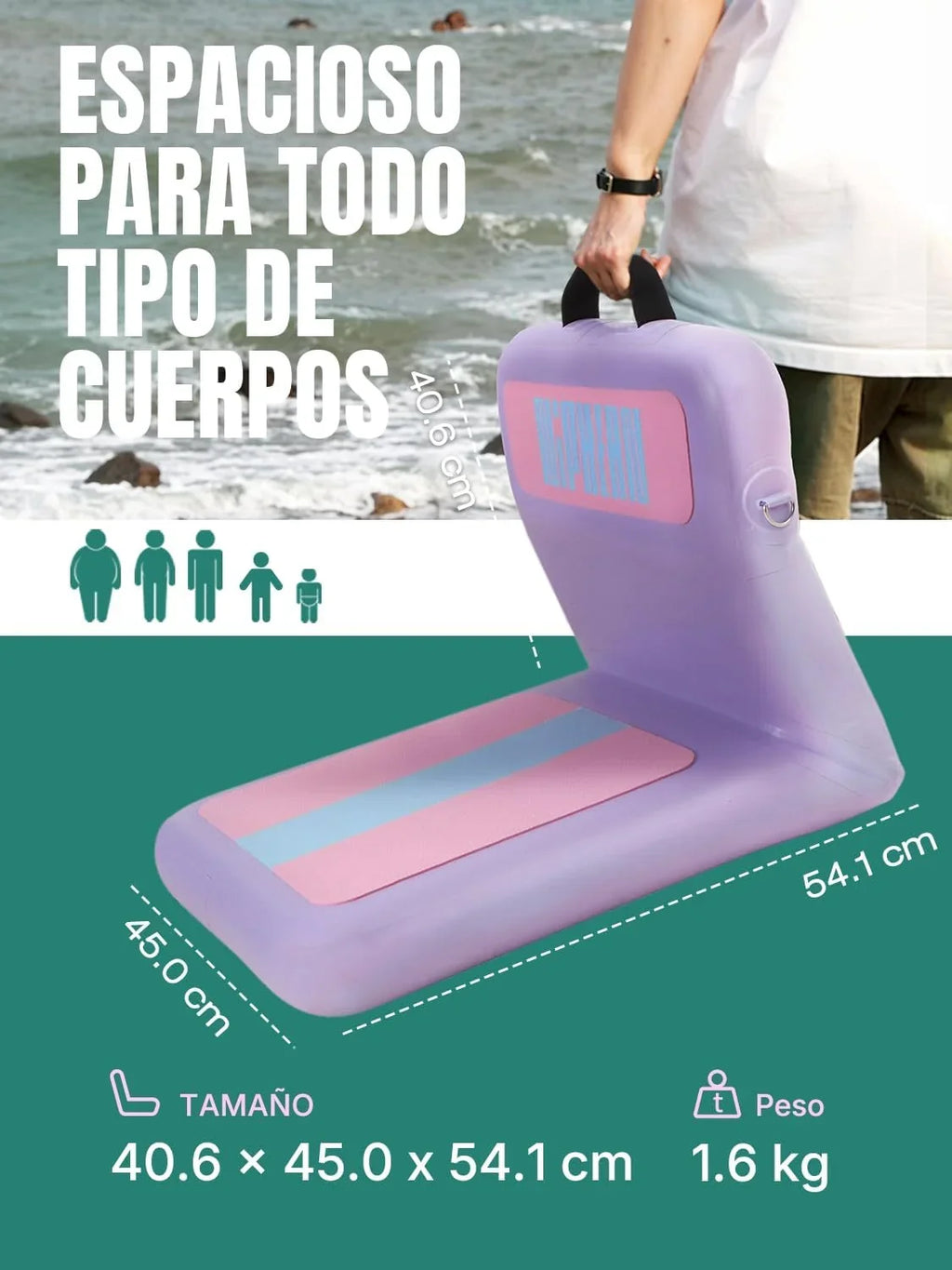 2026 Niphean Tabla Paddle Surf Hinchable, Tabla de Paddle Surf 305 cm con Aletas de Equilibrio para Principiantes y Accesorios Resistentes, Sup Board para Adultos, Stand up Paddle Board Versátil para Yoga