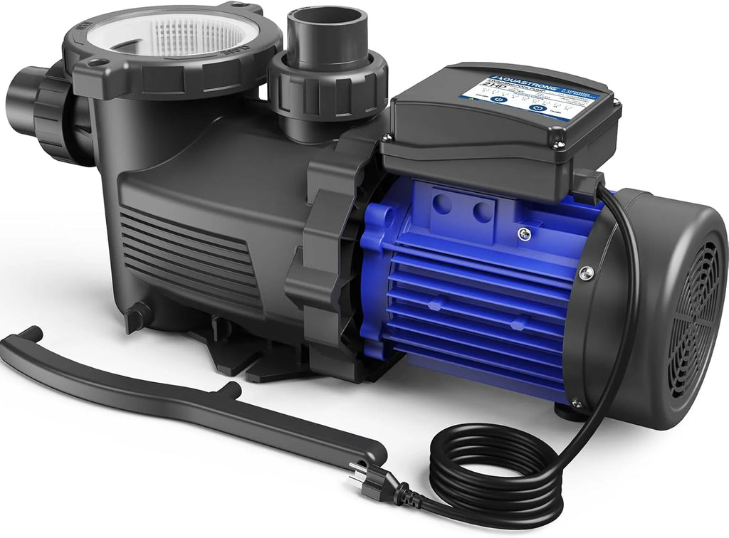 2026 Aquastrong in Above Ground Pool Pump High Flow with Timer 2HP 8917 Gph 220V