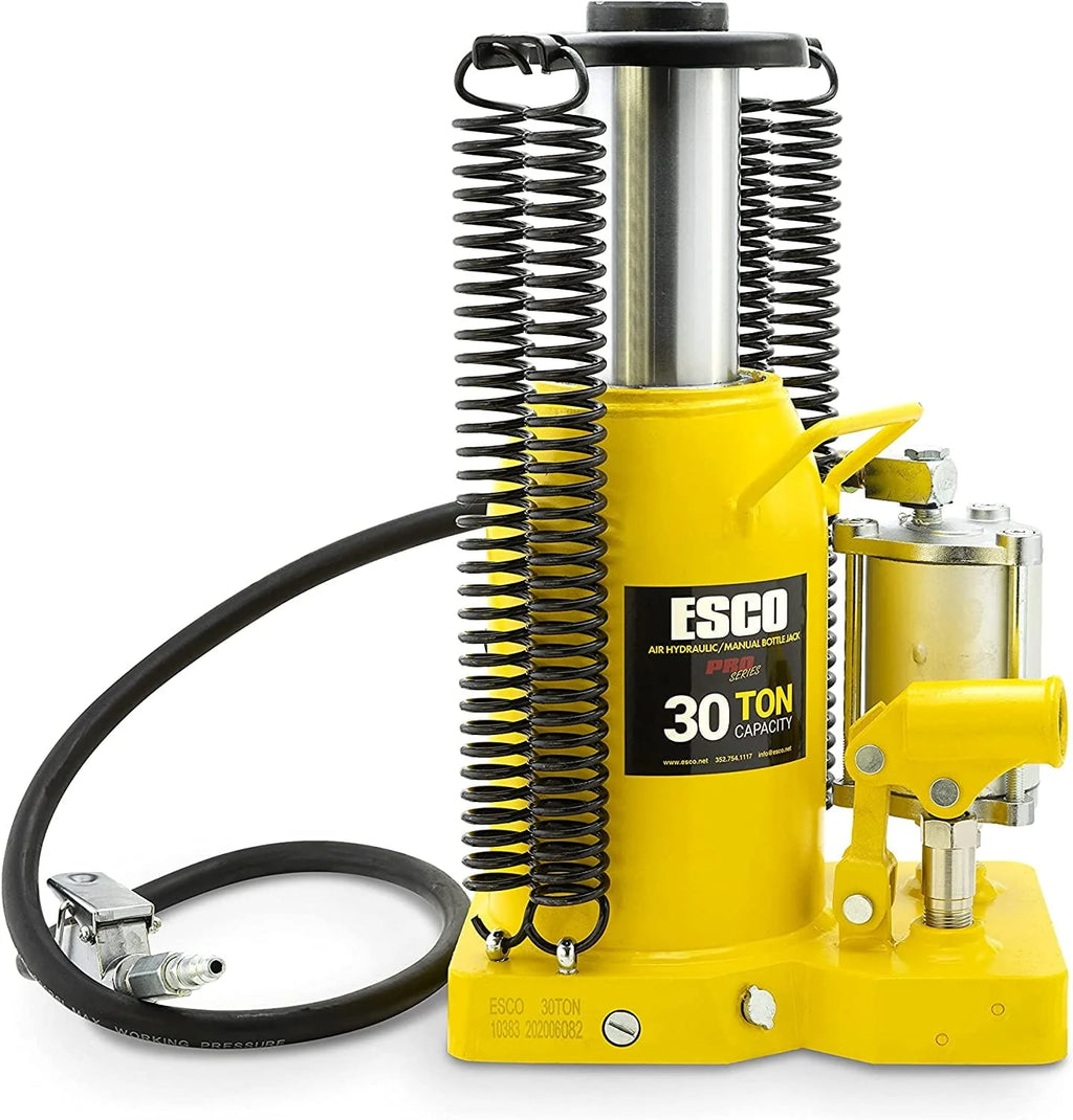 2026 30 Ton Pro Series Air Hydraulic Bottle Jack - Heavy Duty Lifting for Automotive and Industrial Use
