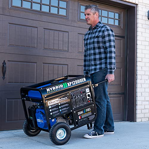 2026 XP12000EH Dual Fuel Generator – 12,000W Gas/Propane, 457cc 4-Stroke Engine, EPA/CARB Compliant