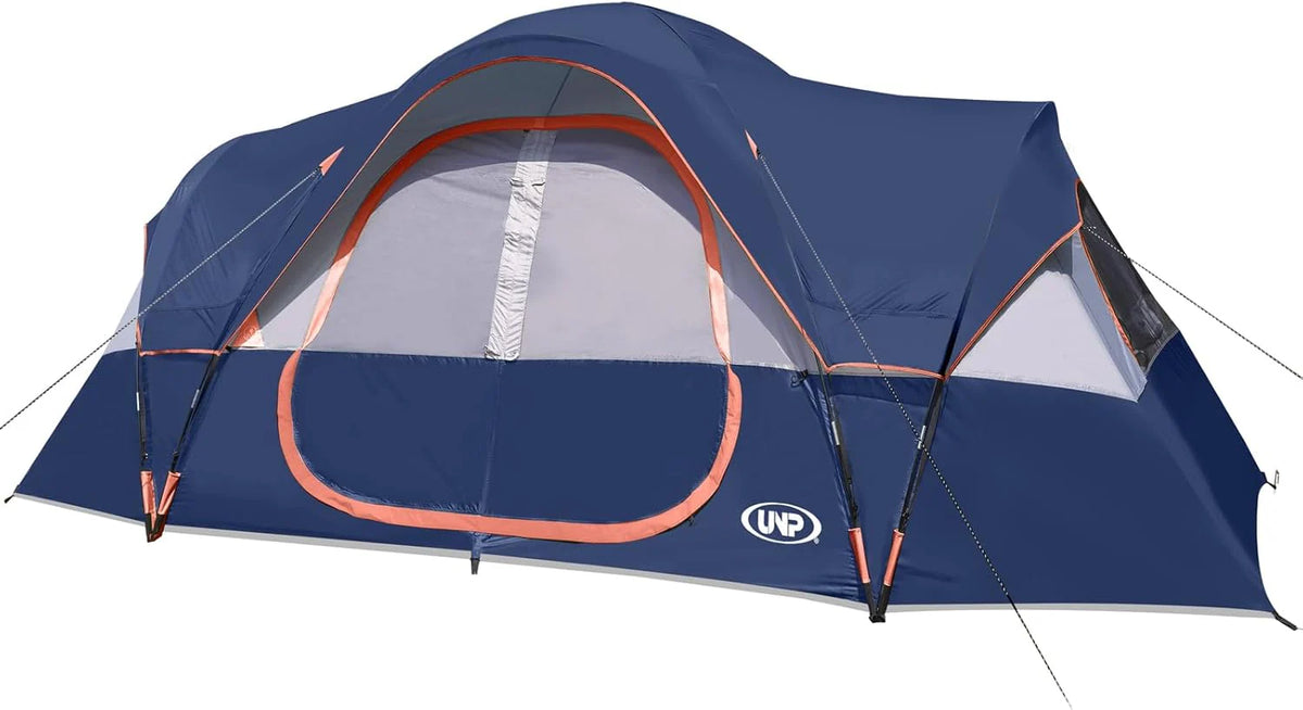 2026 Camping Tent 10-PERSON-FAMILY Tents, Parties, Music Festival Tent, Big, Easy Up, 5 Large Mesh Windows, Double Layer, 2 Room, Waterproof,…