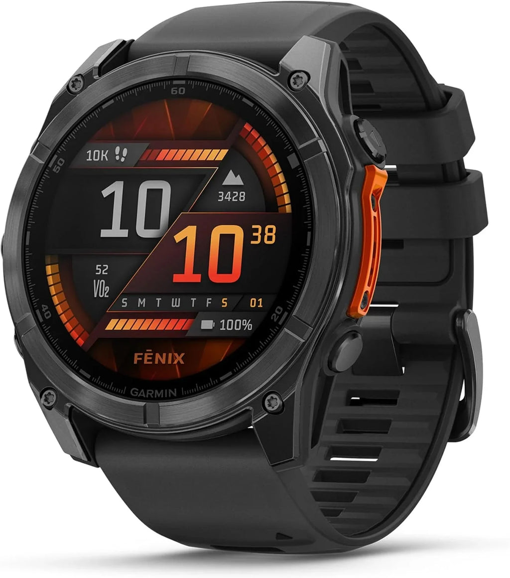 2026 Garmin fēnix 8 – 51mm – Reloj de Alto Rendimiento GPS Multideporte con Pantalla táctil AMOLED, Linterna LED, Altavoz y micrófono Integrados, Mapas y hasta 29 días de autonomía, Negro