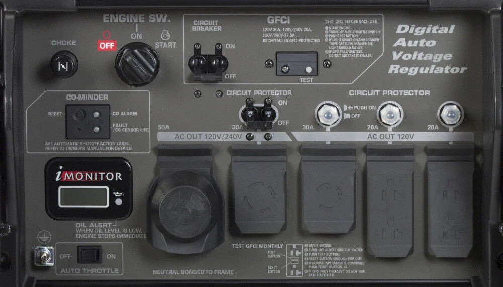 2026 Honda EB10000 10000Watt Industrial Generator with CO-MINDER Sensor EB10000G from Honda