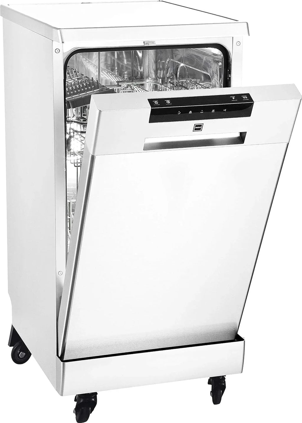 2026 Portable Dishwasher, 18in Wide, 8 Place Settings Capacity, White
