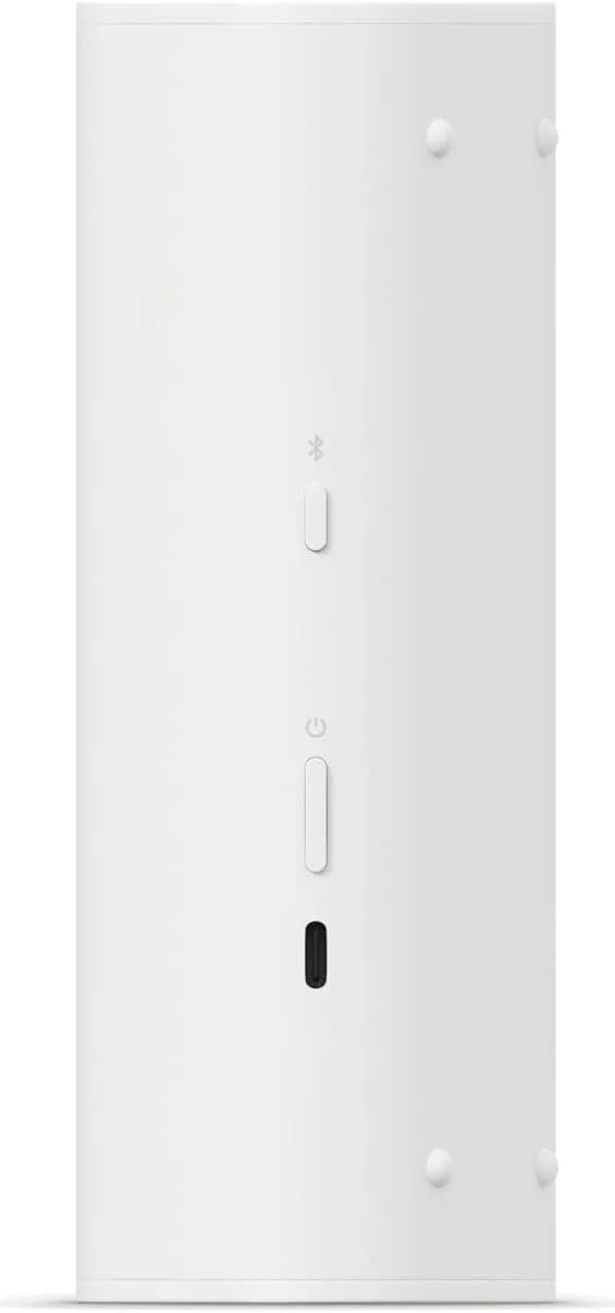 Sonos Roam 2 (2026) | Altavoz ligero, portátil e impermeable con Bluetooth, Wi – Fi, al menos 10 horas de autonomía y control por voz para uso en interiores y exteriores – Blanco