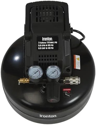 2026 Oil-Free Pancake Air Compressor, 0.3 HP, 3 Gallons, 110 PSI