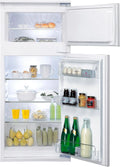 Frigorífico/congelador integrable Bauknecht KDI 12S2 de 2026, 173 l, control electrónico de temperatura, descongelación automática, iluminación LED, funcionamiento silencioso (36 dB), bisagra de puerta reversible, clase energética E, color blanco.