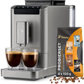 Cafetera automática Tchibo Esperto2 Caffè 2026 con función para 2 tazas (café crema y espresso), color negro granito. INCLUYE un kit de degustación de café GRATIS.