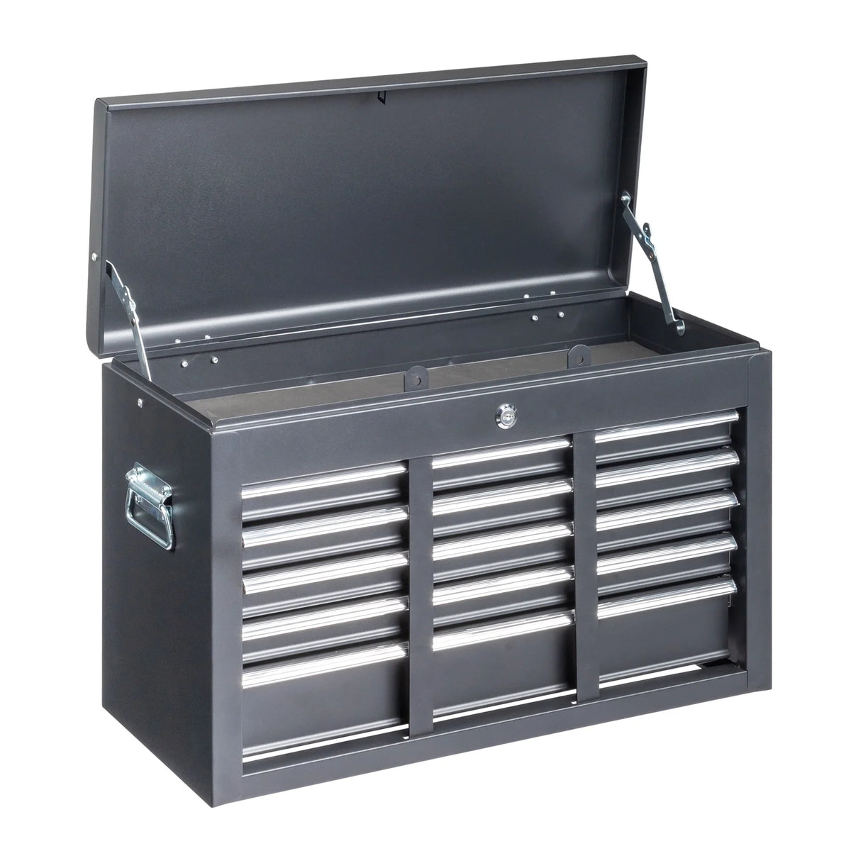 2026 IVV Tool Storage Box Chest with 5 Drawers Steel Repair Tool Box with Lock and Key, Black