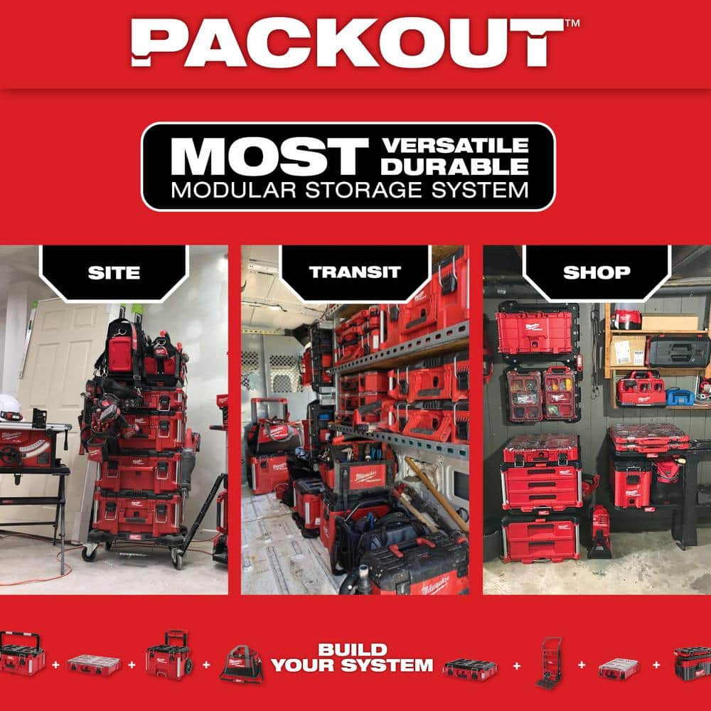 2026 PACKOUT 22 in. Rolling Tool Box, 22 in. Large Tool Box and 22 in. Medium Tool Box 8426-8425-8424