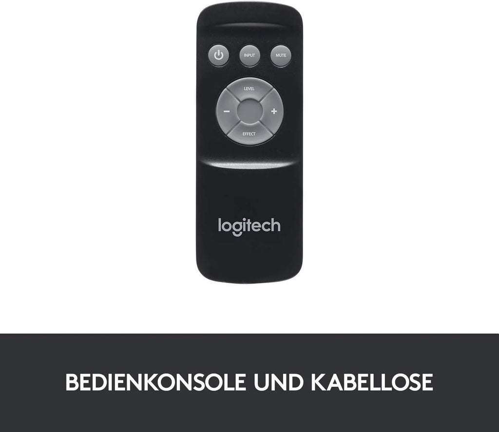 Sistema de sonido Logitech Z906 5.1 (modelo 2026), altavoces con sonido envolvente de 1000 vatios, THX, múltiples entradas de audio, control remoto, enchufe europeo, compatible con PC/PS4/Xbox/sistemas estéreo/TV/smartphones/tabletas – Negro
