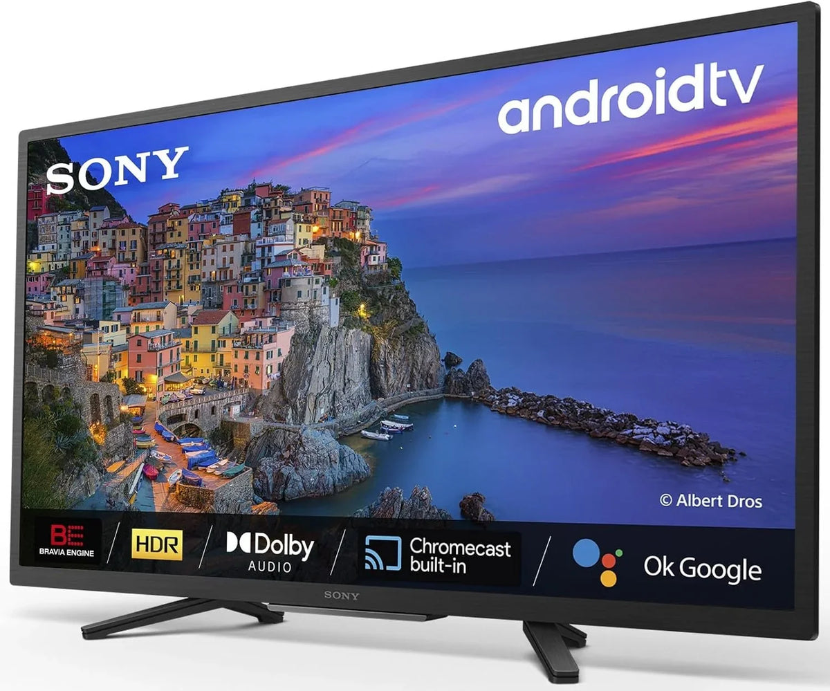 2026 BRAVIA KD32W804 – Smart TV 32 Pulgadas HD Ready (Alto Rango Dinámico HDR, Android TV) Negro, Modelo 2022