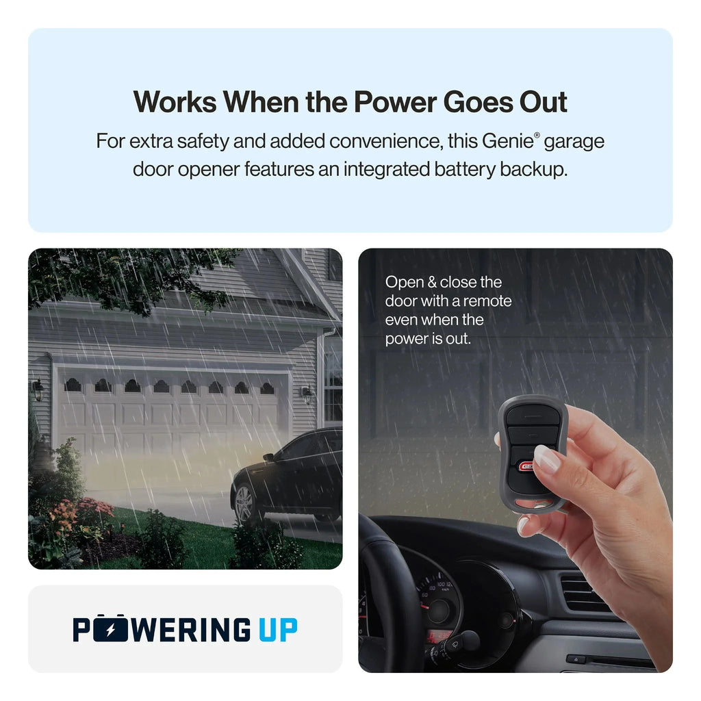2026 Chain Drive 750 3/4 Hpc Garage Door Opener W/battery Backup - Heavy Duty