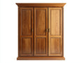 2026 Armarios de tres puertas de madera 150x60x200 cm marrón – diseño clásico – para dormitorio