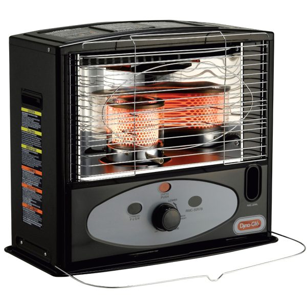 2026 10,000 BTU Indoor Kerosene Radiant Heater, Black