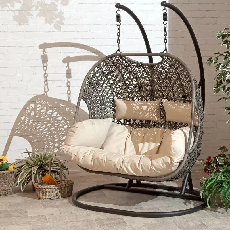2026 2025 Patio wicker swing chair